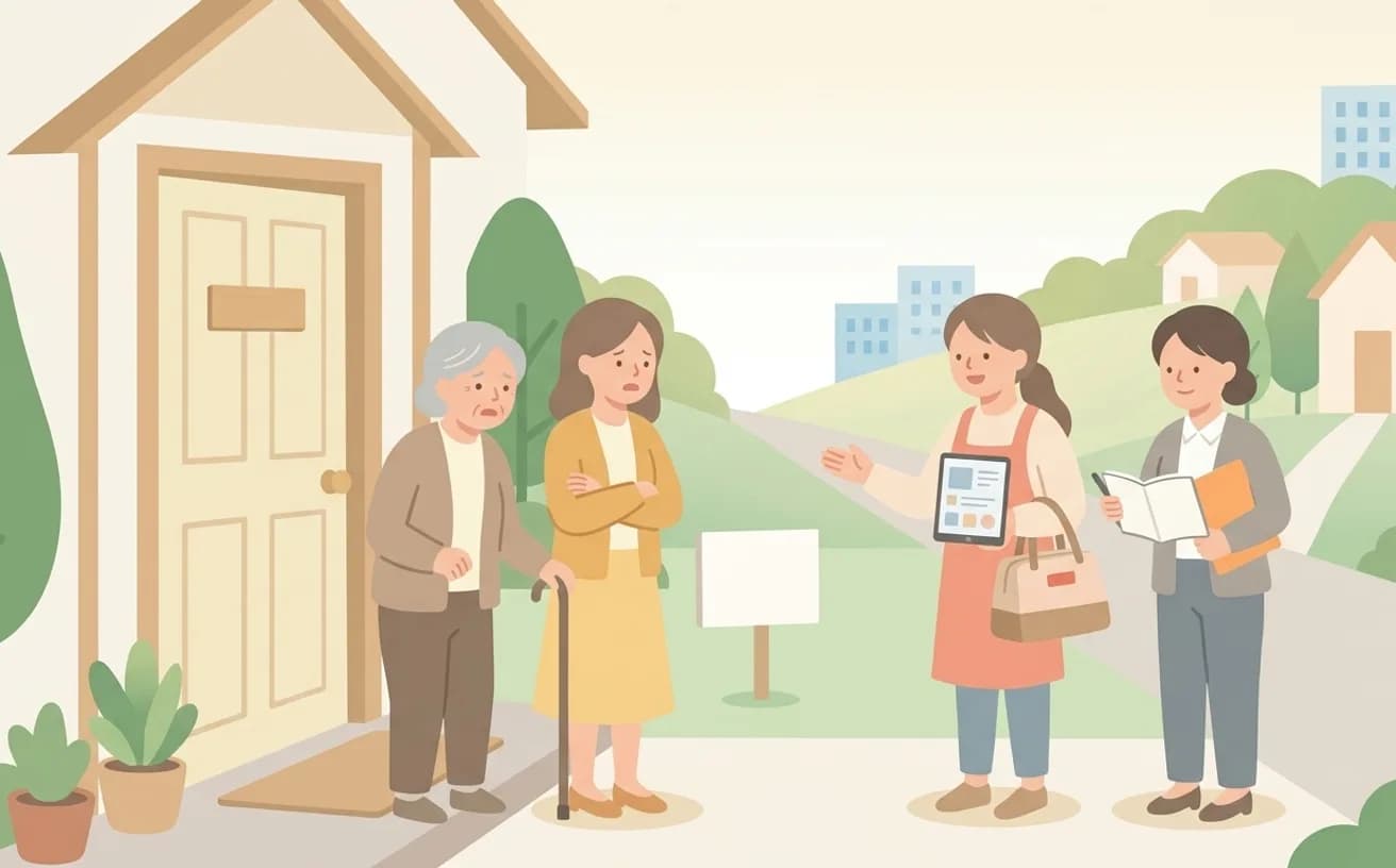 訪問介護で頼めないこと一覧を表すイラスト