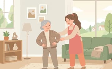 介護予防訪問・総合事業の訪問型サービスとはを表すイラスト