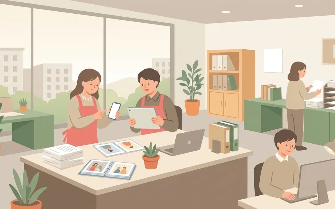 AI回答材料を準備するのイメージイラスト