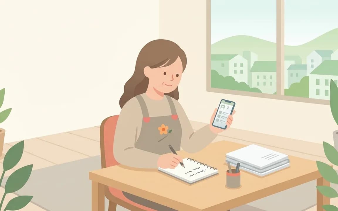 問い合わせ前に確認のイメージイラスト