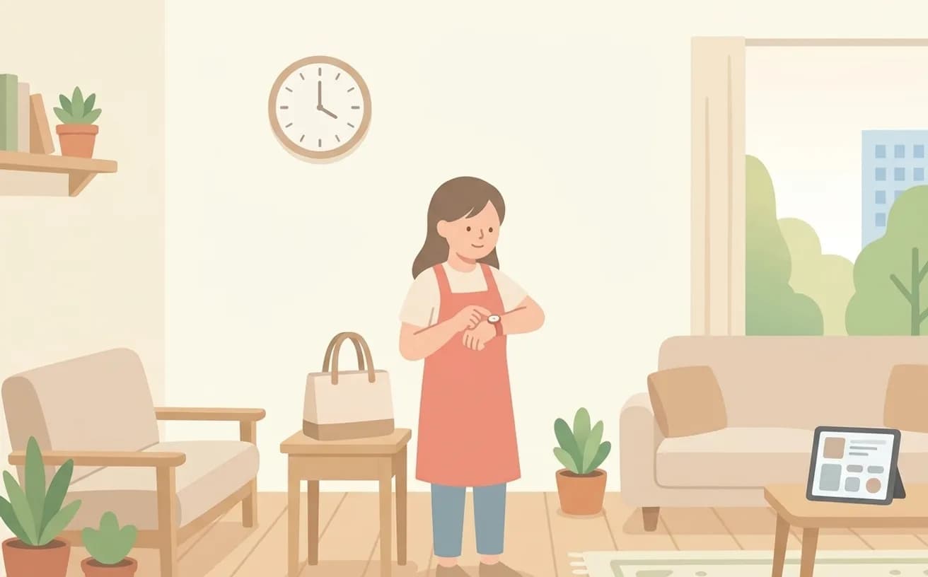 訪問介護の時間区分の見方|身体介護と生活援助の違い・2時間ルールを表すイラスト