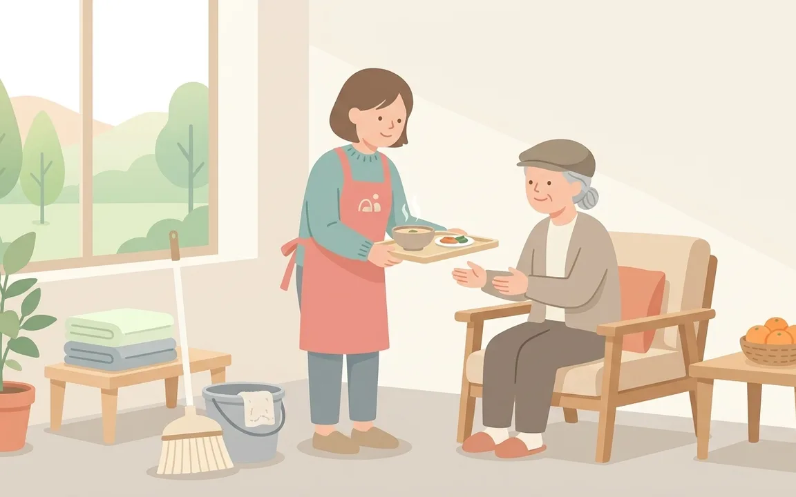 訪問介護のイメージイラスト